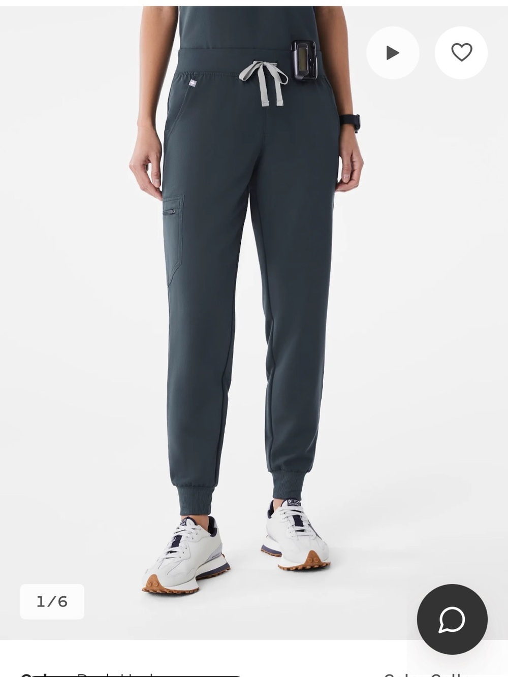 FIGS small tall Zamora jogger Dark Harbor